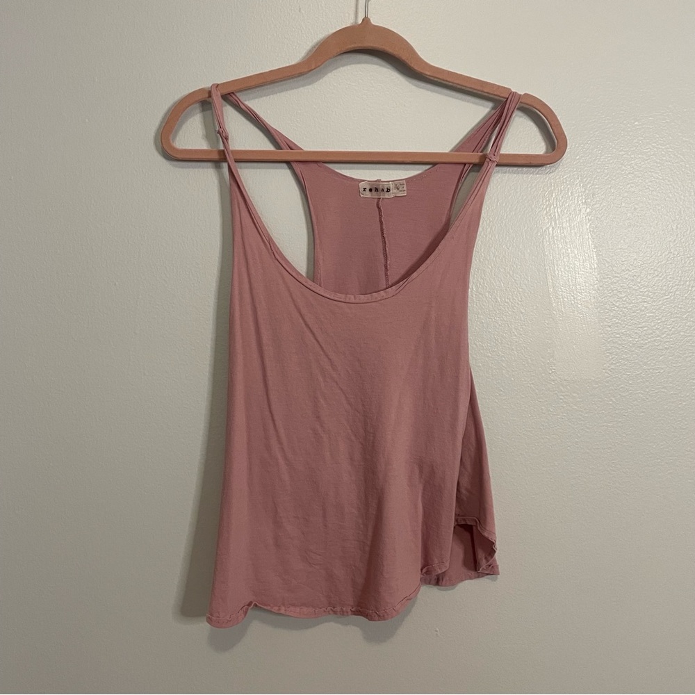 Rehab Tank Top Mauve Size S/M